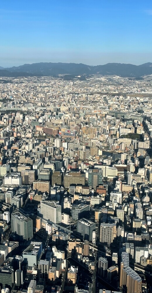 福岡市の町並みの画像